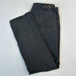 AG Jeans Everett Slim Straight Pants Charcoal Gray Italian Fabric Mens 36x32